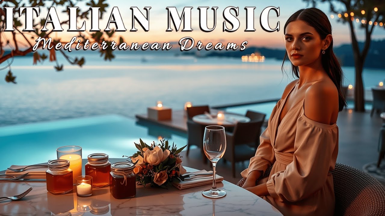 🎶 Italian Vibes & Mediterranean Music 🎶 1+ Hours Scenic Amalfi Coast & Lake Como Relaxation