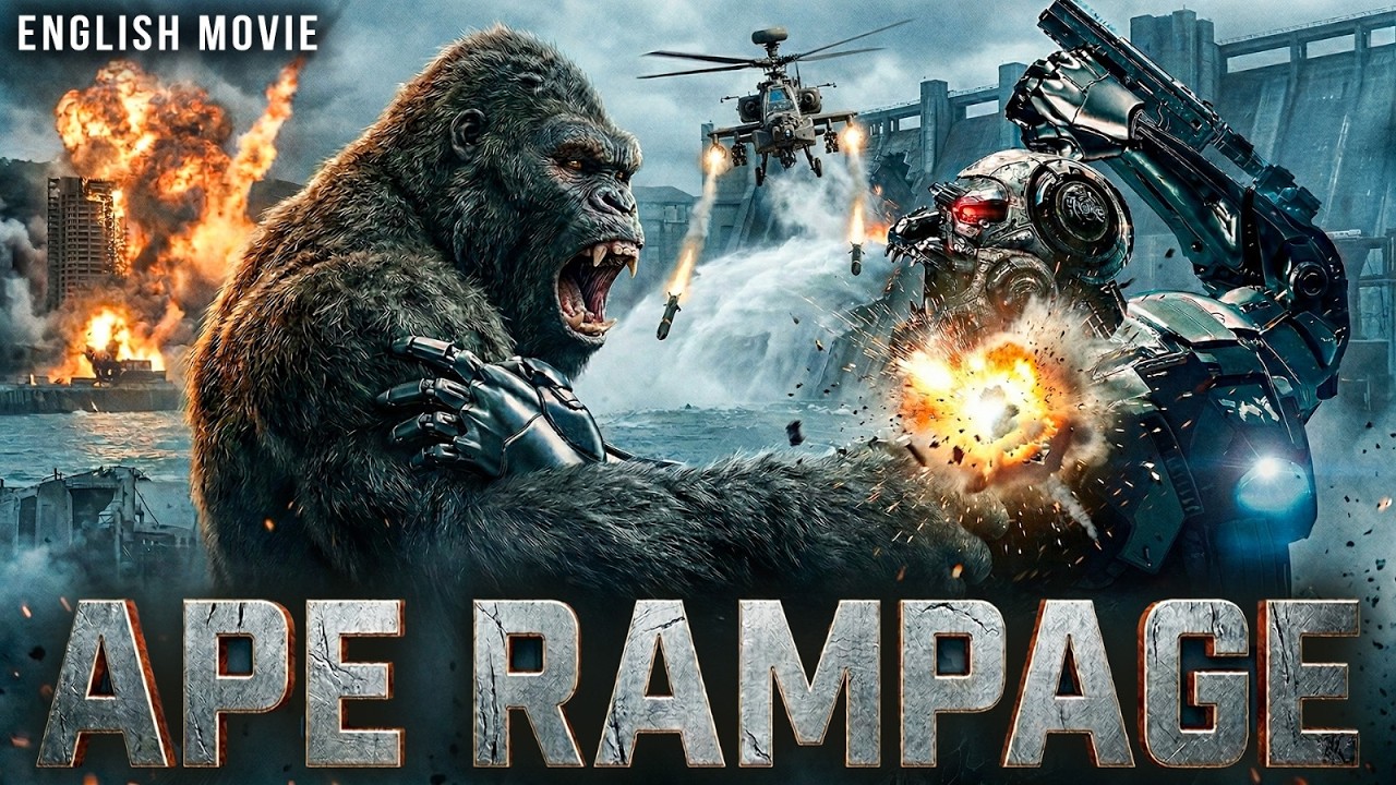 APE RAMPAGE - Hollywood English Movie | New Action Adventure Movie In English | Free English Movies