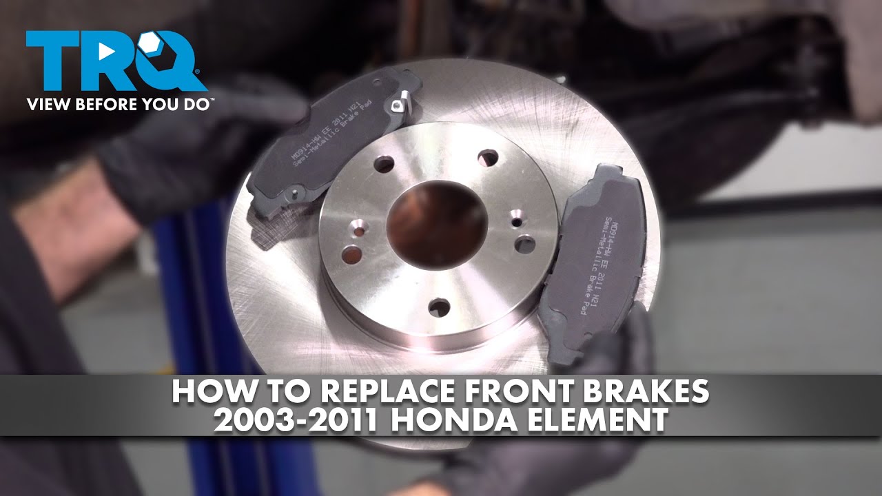 Как заменить передние тормоза на Honda Element 2003-2011