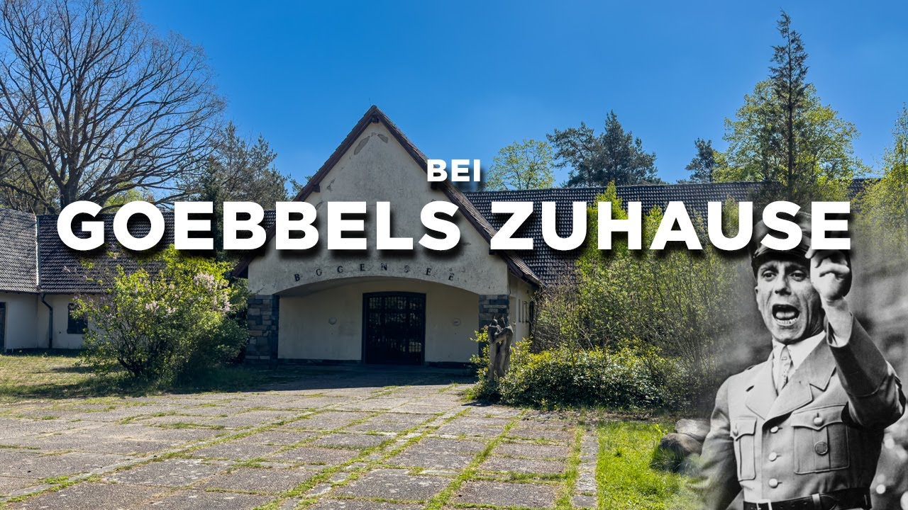 Bei Goebbels Zuhause - Die Villa vom NS-Propagandaminister erkundet!
