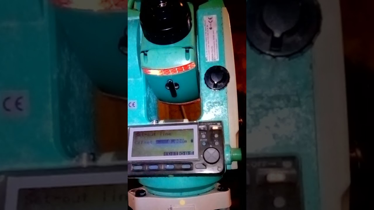 trabajo con desplazamiento de puntos Sokkia set 610