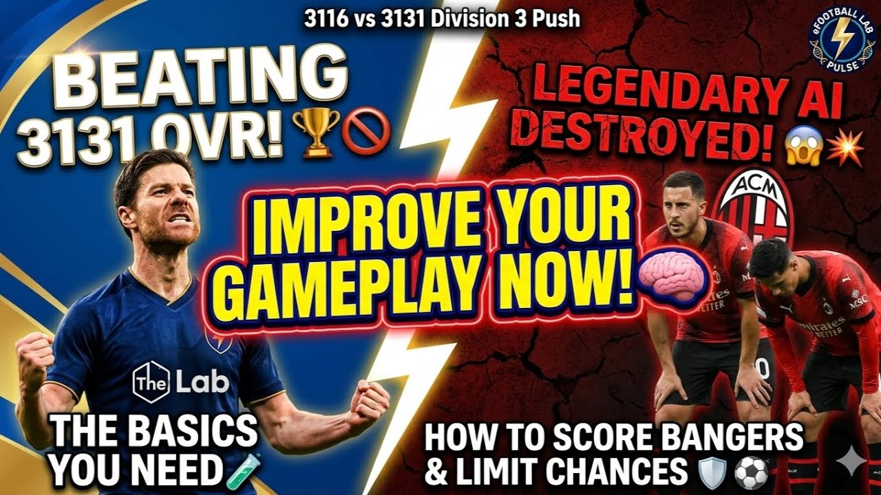 HOW TO BEAT HIGHER RATED TEAMS AND HOW TO PLAY BETTER #efootball2026 😎🏆