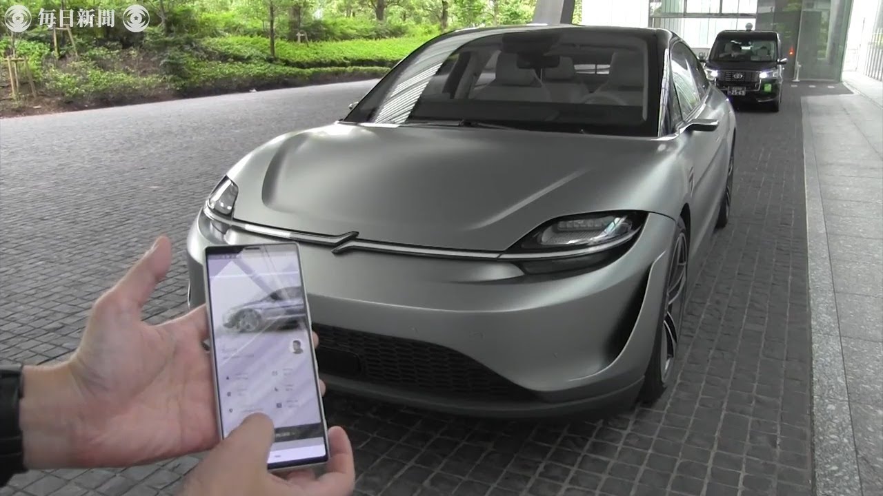 ソニー試作EV「VISION-S」公開　一定の自動運転、年度内に公道実験