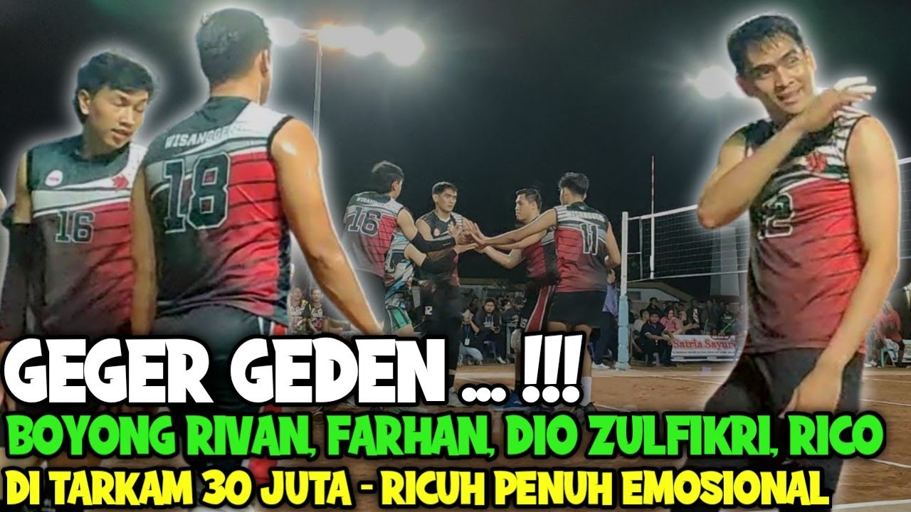 GEGER SemiFinal 30Jt ‼️ FULL MATCH Voli Terbaru RIVAN NURMULKI, FARHAN HALIM ft. DIO ZULFIKRI, RICO