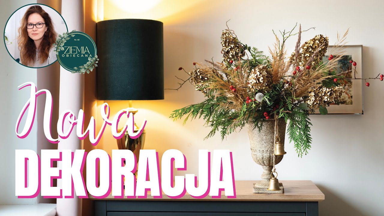 Dekoracja w kielichu (jesień-zima)