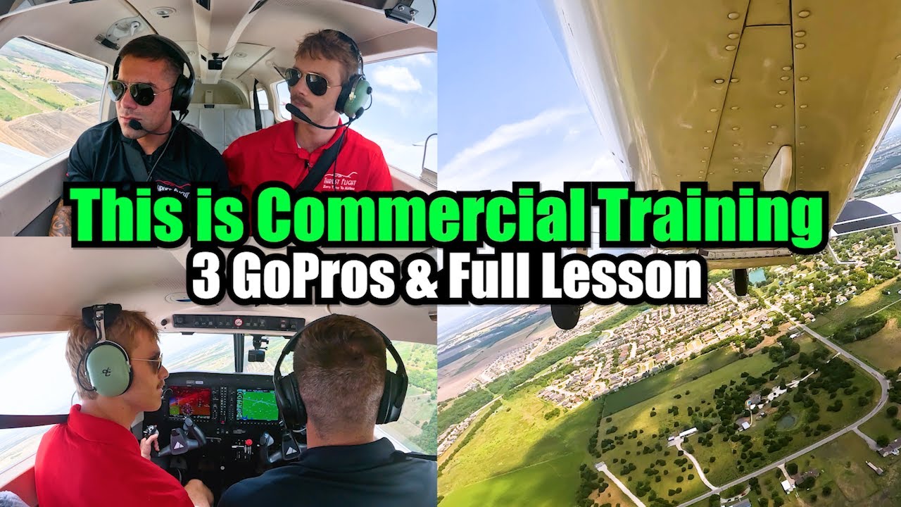 Commercial Pilot Ground Reference Maneuvers | Steep Spirals & Eights on Pylons (Full Flight)