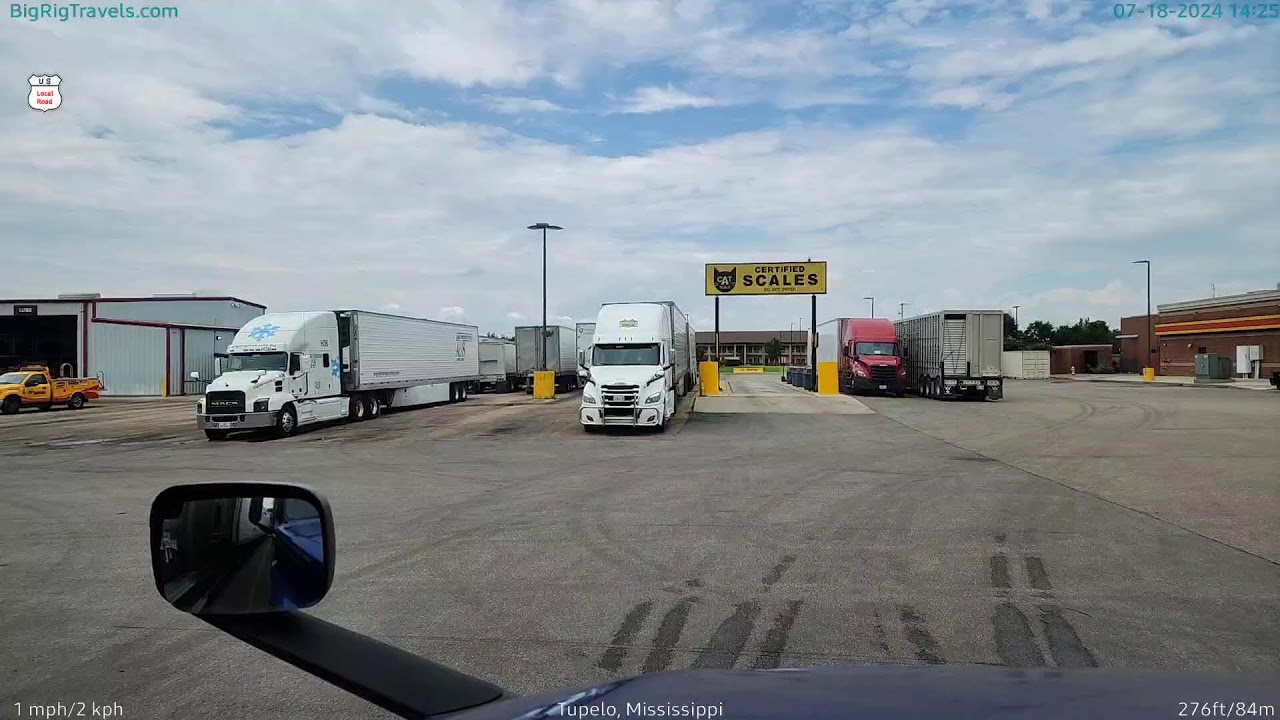 BigRigTravels LIVE: Okolono MS-Tupelo MS (July 18, 1:49 PM)