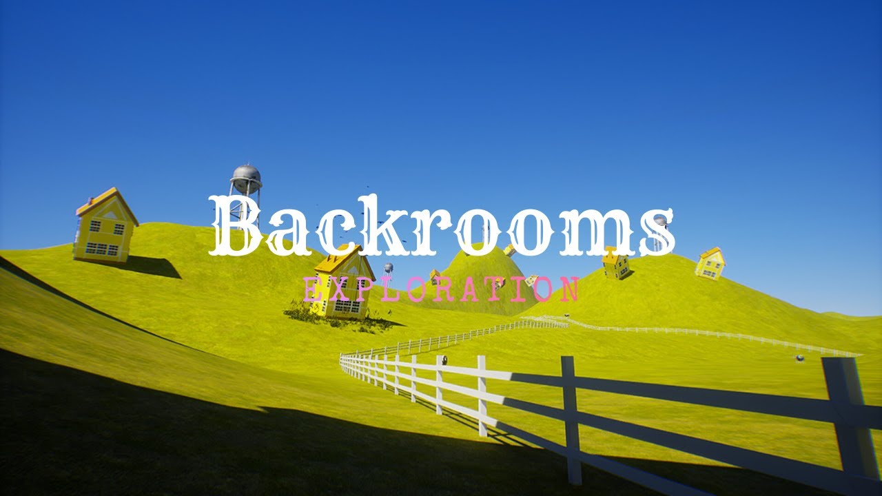 Backrooms Exploration-Gameplay No Commentary