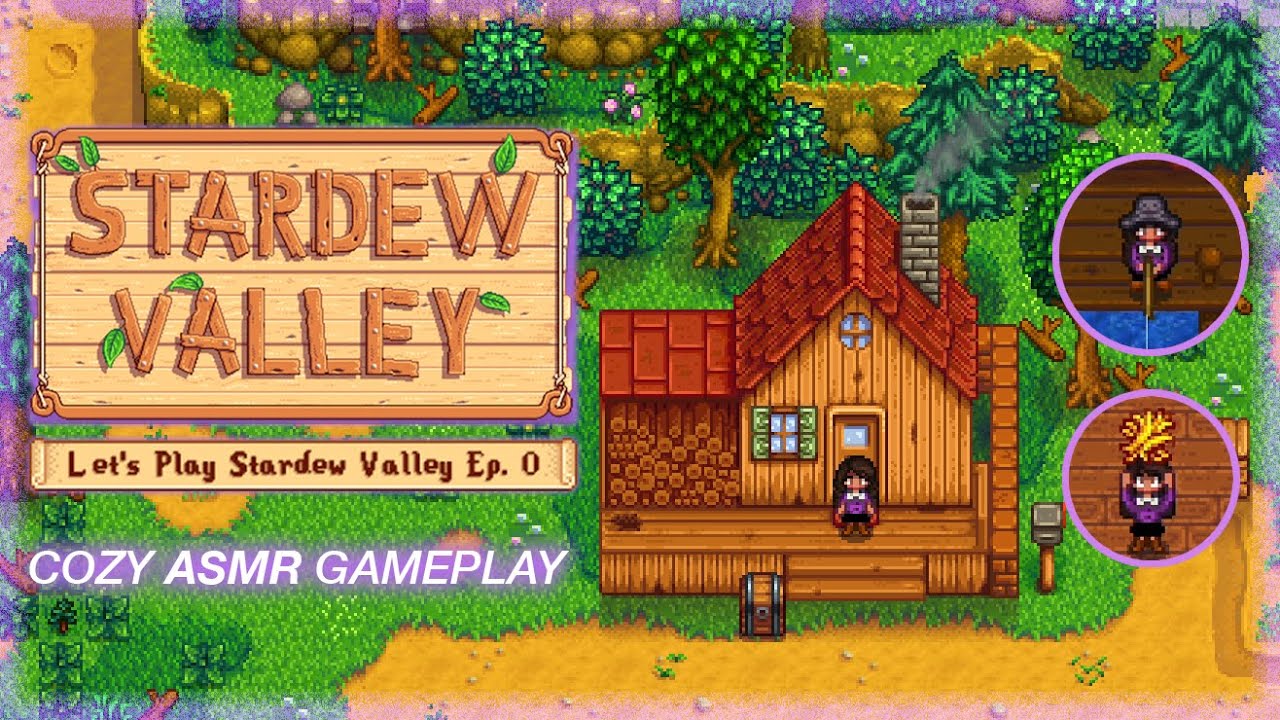 Cozy ASMR Gameplay! Let’s Play Stardew Valley Ep. 0 (Whispers, Ramble, Keyboard Sounds) 🕹️🍒🎧♡‧₊˚