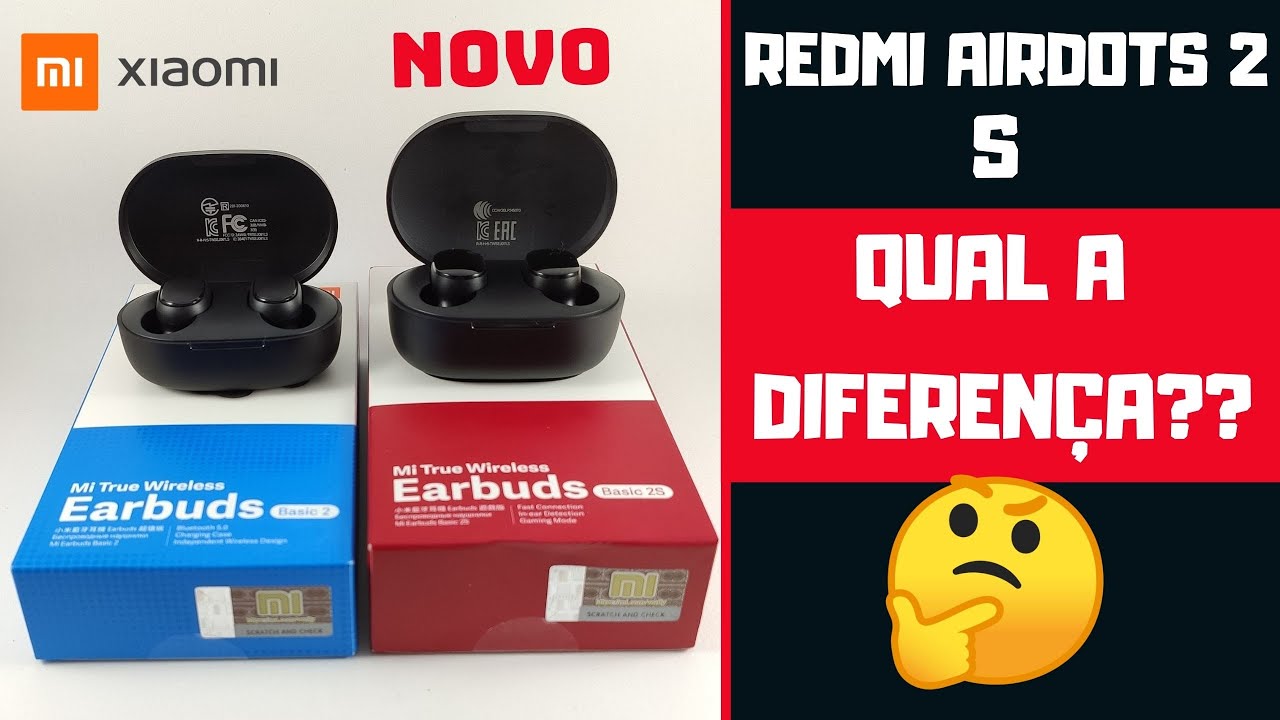 Redmi Airdots 2S - Qual a diferença? Review Completo entre Earbuds Basic 2 vs Earbuds Basic 2S