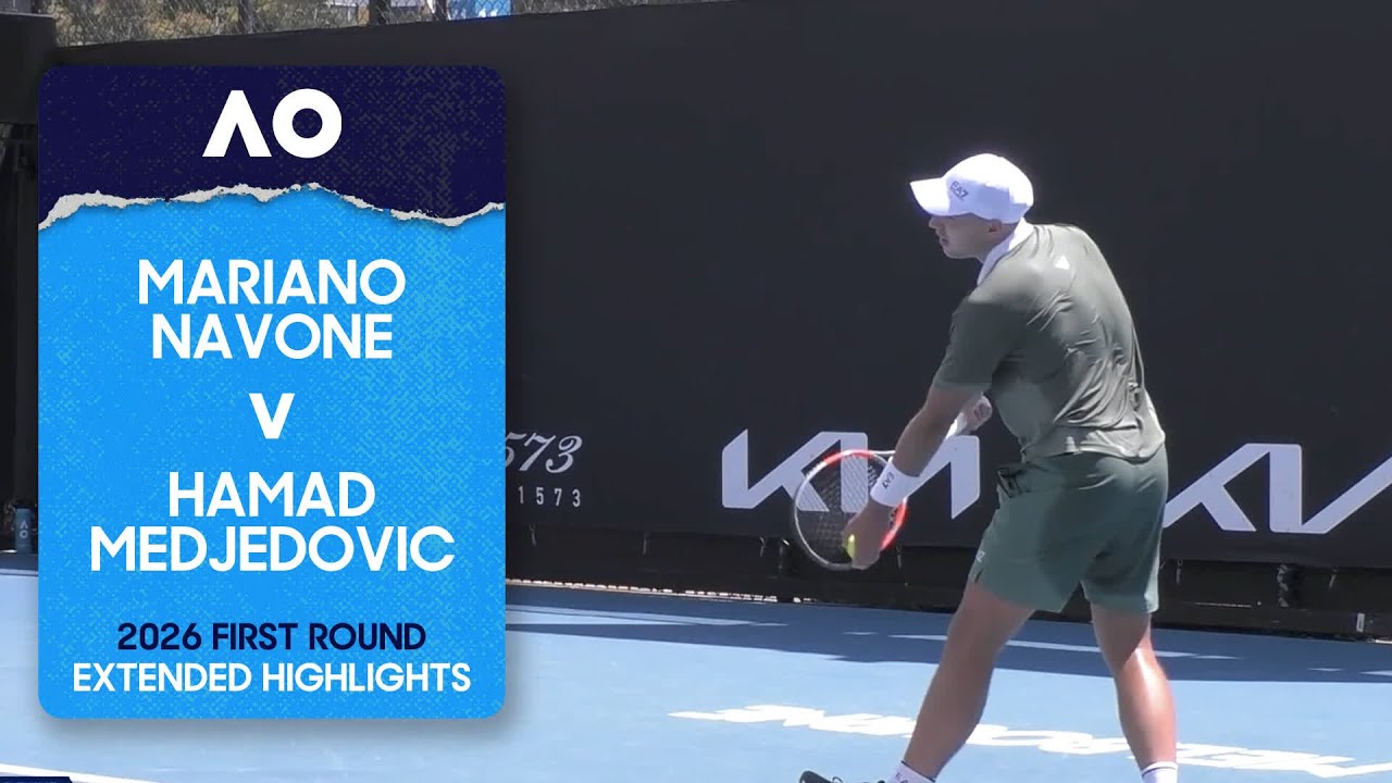 Mariano Navone v Hamad Medjedovic Extended Highlights | Australian Open 2026 First Round