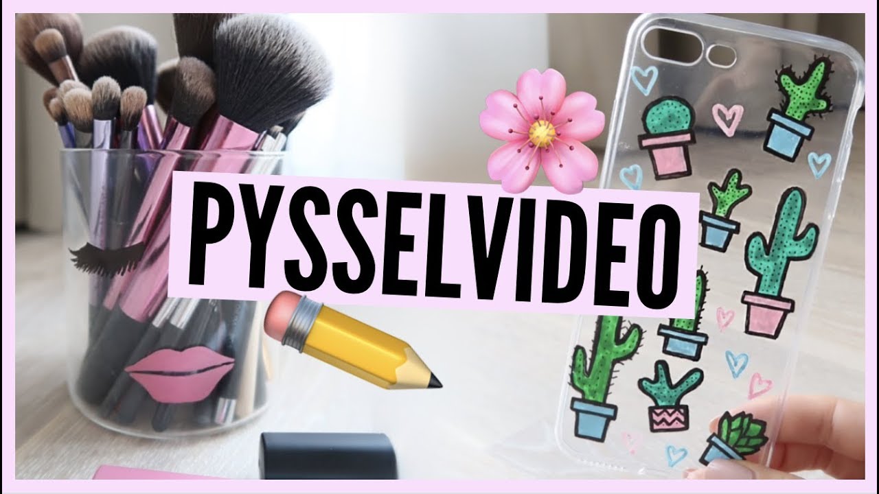 PYSSELVIDEO | DIY, dekorera, pyssla (i samarbete med Pilot Nordic)