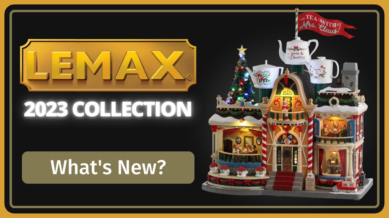 This is the NEW Lemax 2023 Christmas Village Collection!
