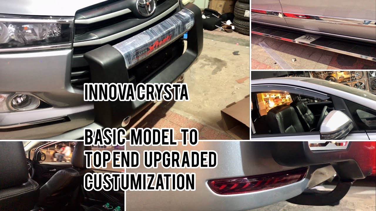 INNOVA BASIC TO TOPEND UPGRATION | THE STUNNERS | MODIFIED INNOVA | HYDERABAD AUTOMOBILE YOUTUBER