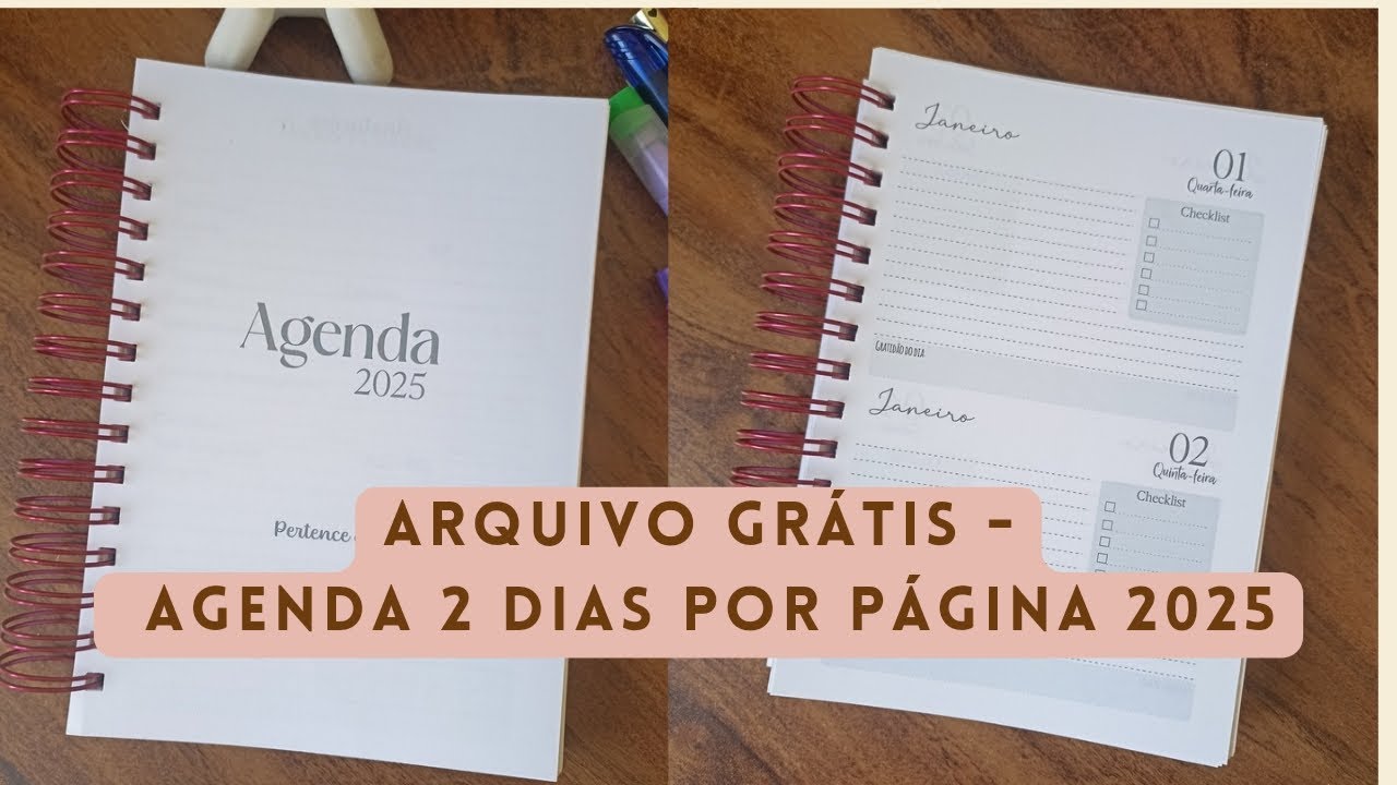 Como eu monto arquivo de Agenda datada no Corel - ARQUIVO GRÁTIS