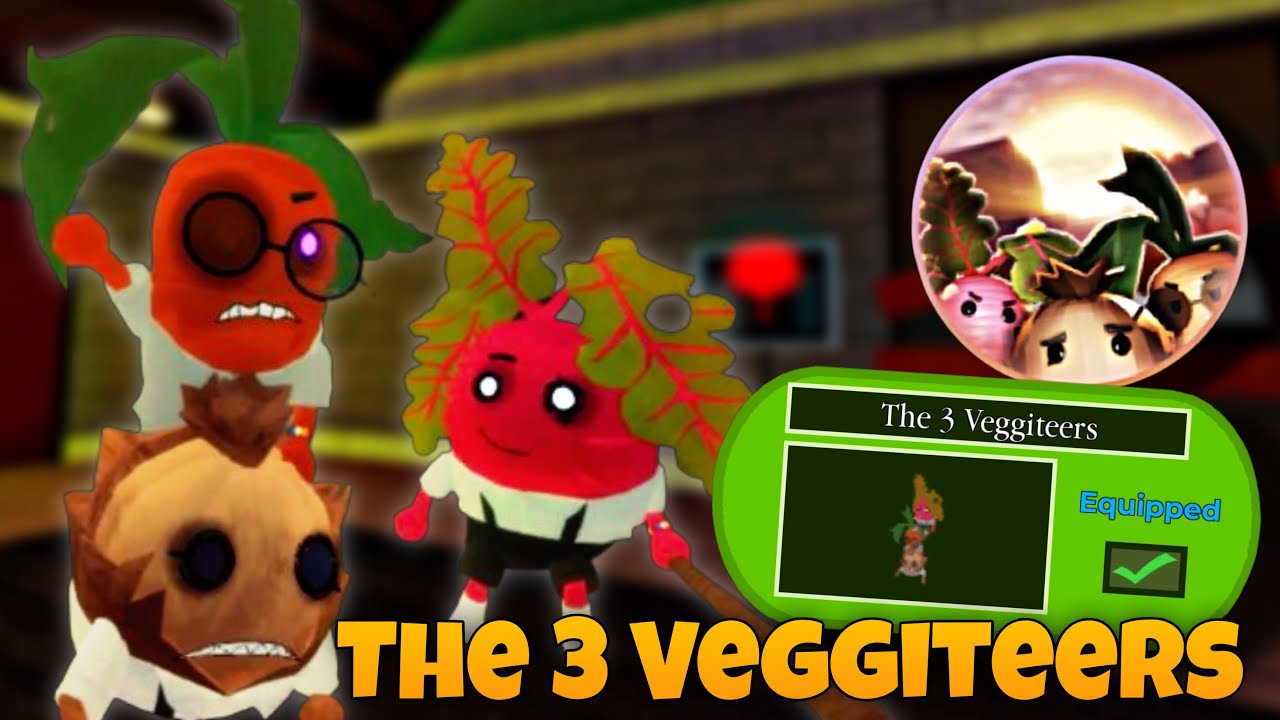 Новые 3 скина Veggiteers в Roblox Piggy!