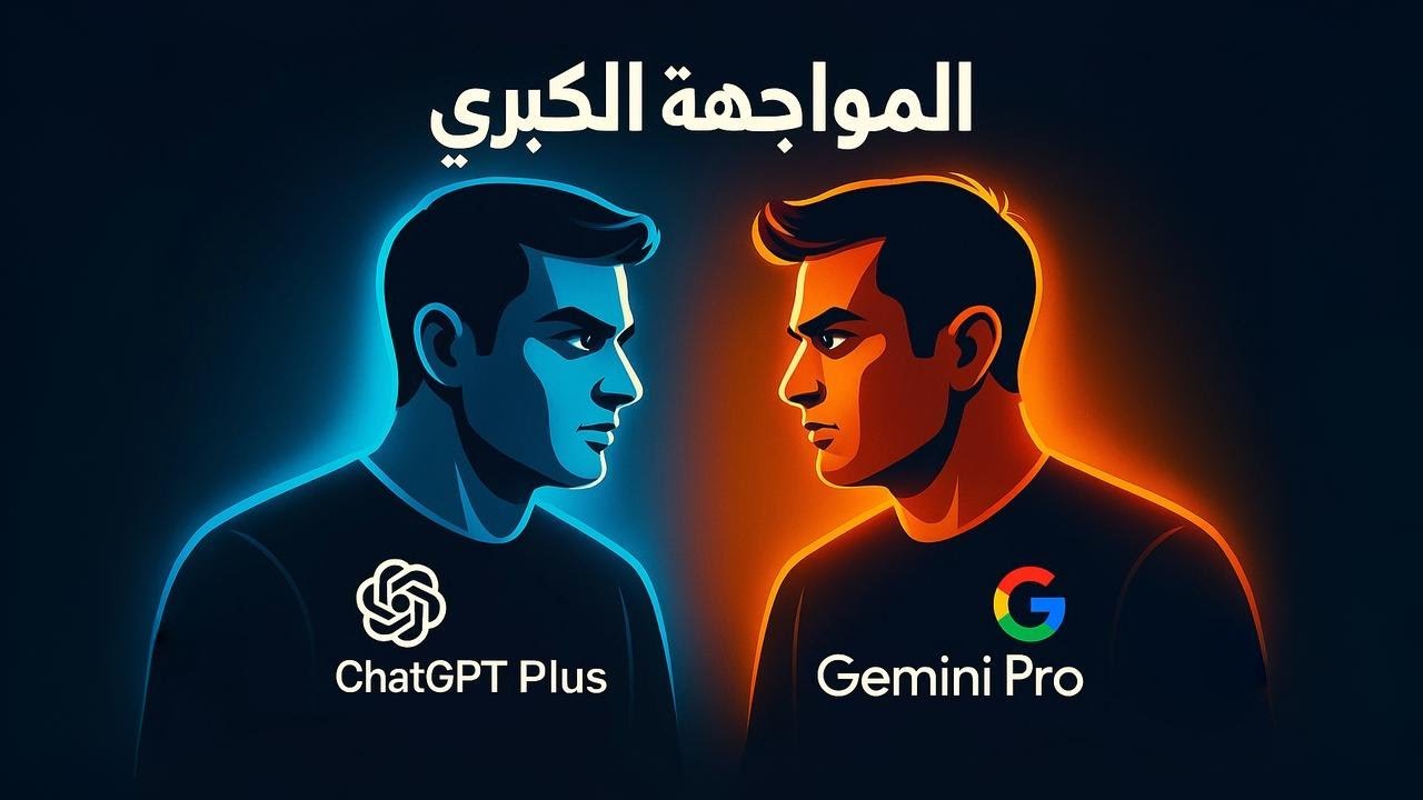 المواجهة الكبرى l مقارنة شاملة بين Chatgpt plus و Google Gemini pro