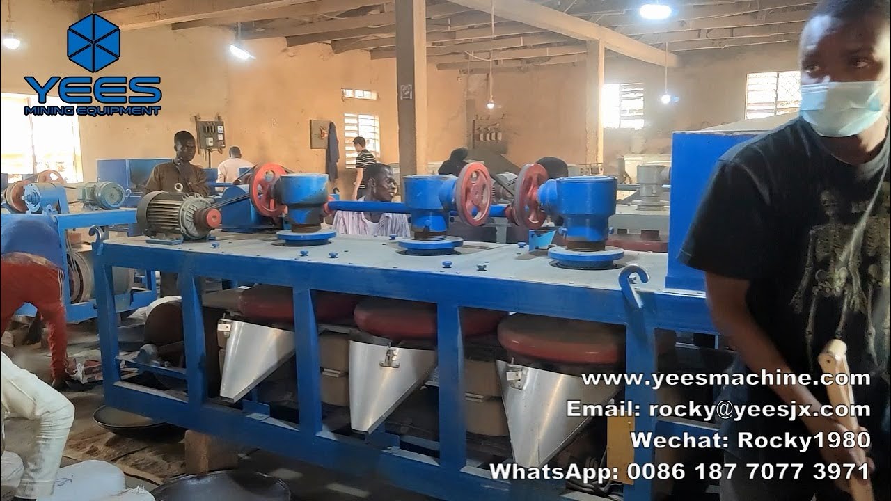 Zircon, monazite, coltan and tin dry magnetic separator in Jos, Nigeria