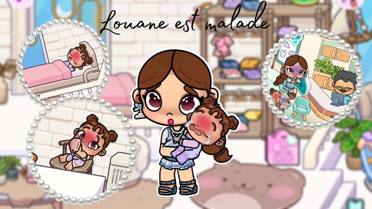 Louane est malade 🤒🤧( elle a grandie 😭)~Kali cool🌺❤️