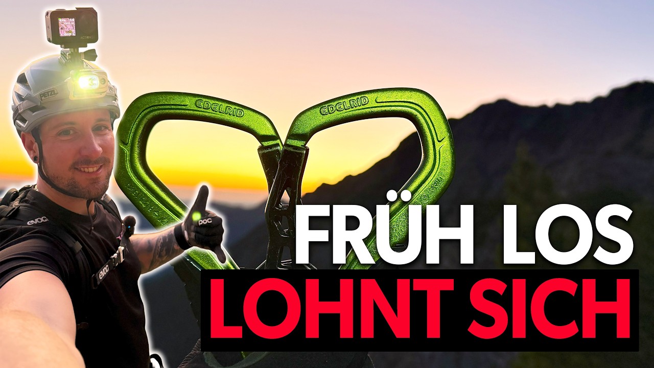 Magischer Sonnenaufgang am EDELRID Klettersteig 🌄🧗‍♂️