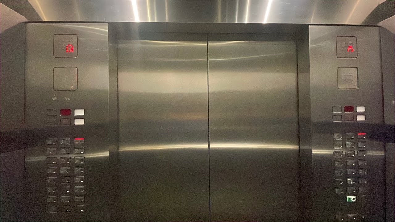 1998 Schindler traction elevators at Platinum Tower - Tel Aviv, IL.
