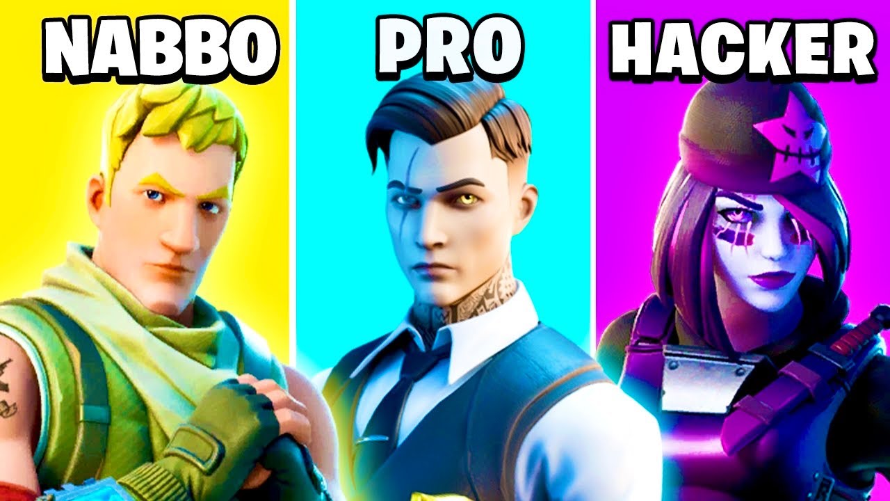 NABBO vs PRO vs HACKER su FORTNITE!
