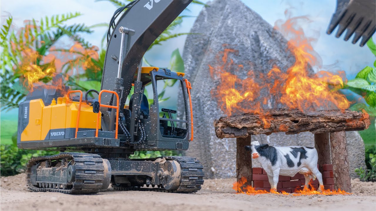 Collection: Using an Excavator to Build a Cow Shed
