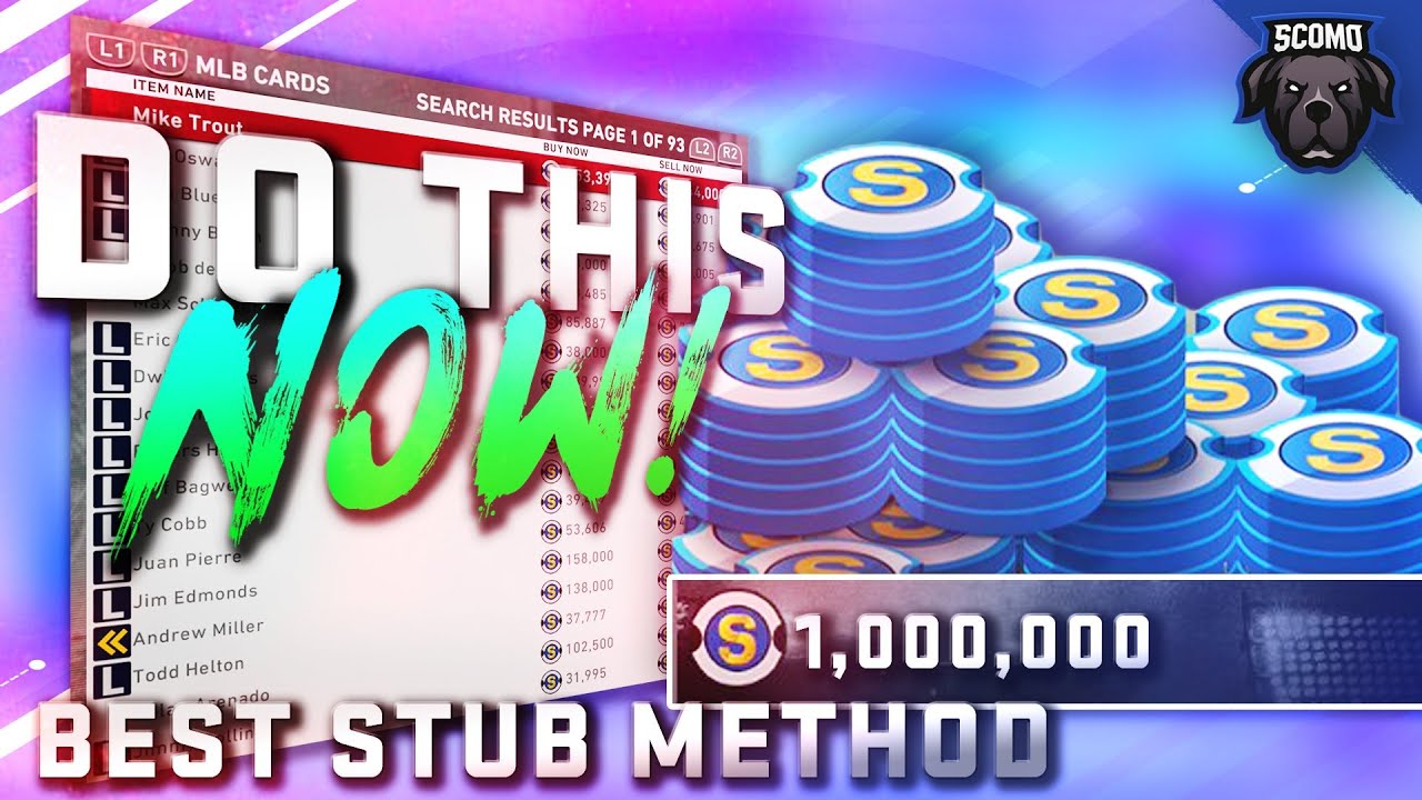 DO THIS RIGHT NOW! HOW TO MAKE STUBS & SELLING METHOD [MLB The Show 20]