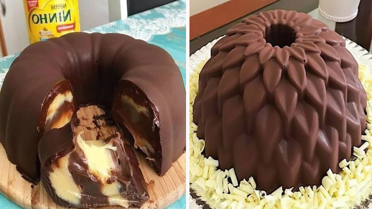 Fun and creative chocolate cake recipe 🍫 Instructions for decorating chocolate cakes are extremely