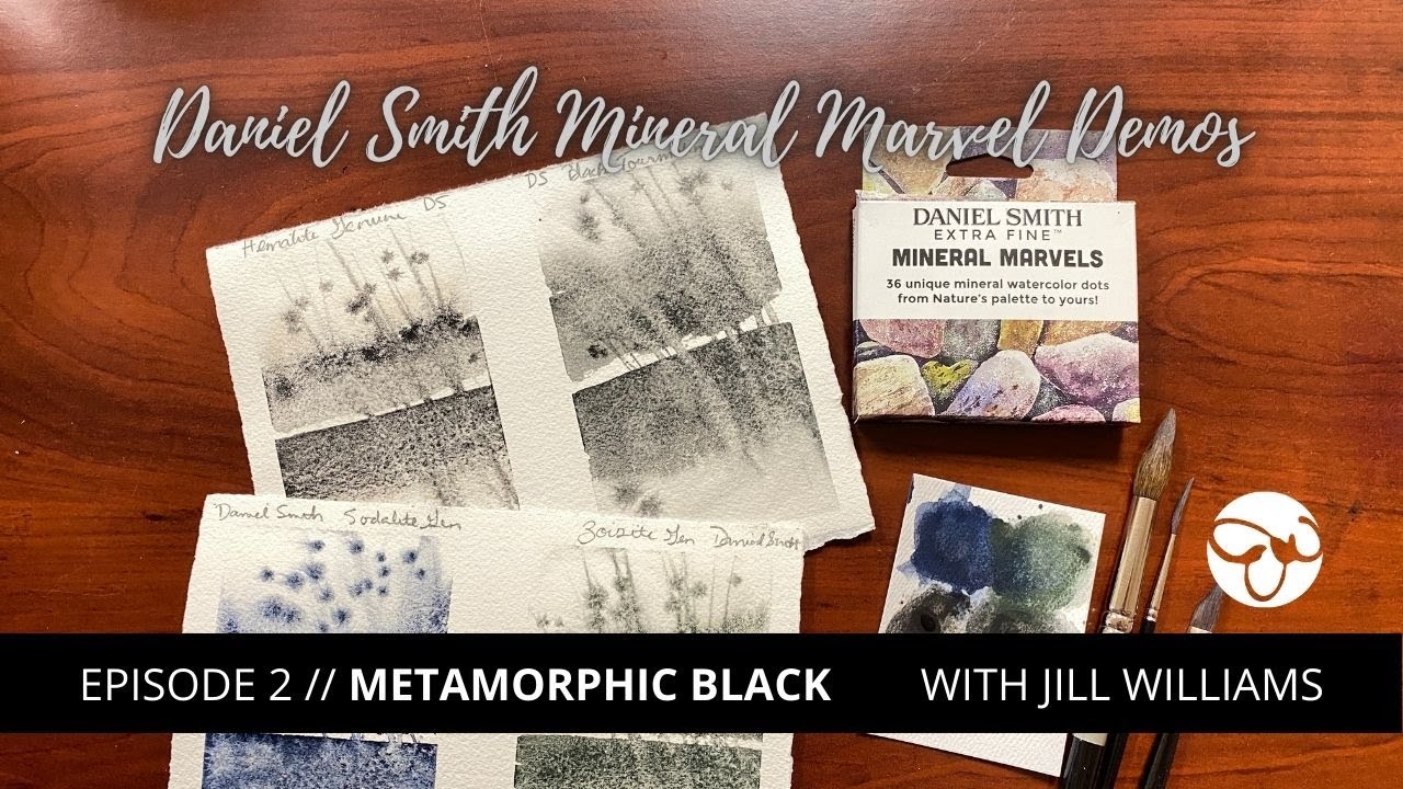 Daniel Smith Mineral Marvels Demo Series // Ep 2 // Metamorphic Black