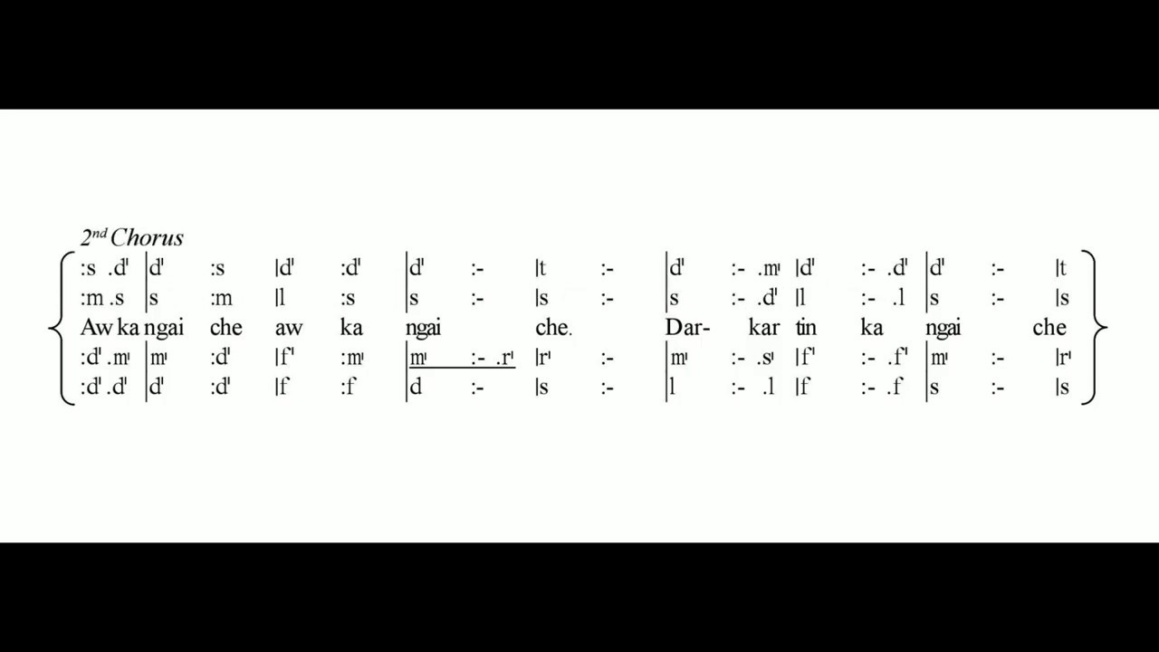 'Aw ka ngai che'  SATB Lyric Video | Khatla pastor Bial Zaipawl| Lord I need You (mizo)