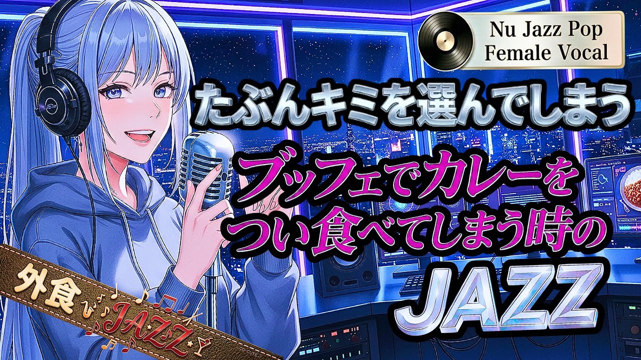 【大人#nujazz 】ブッフェに行くと、ついカレーを食べてしまう…時のJAZZ【 #オリジナル曲 】