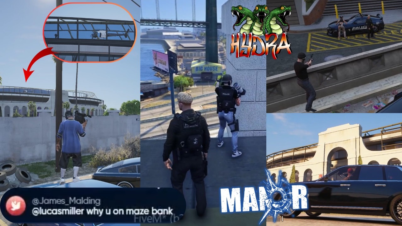 James Baits Out Cops Spying on Hydra WH & Hydra Do This to Miller & Opal | NOPIXEL 4.0 GTA RP