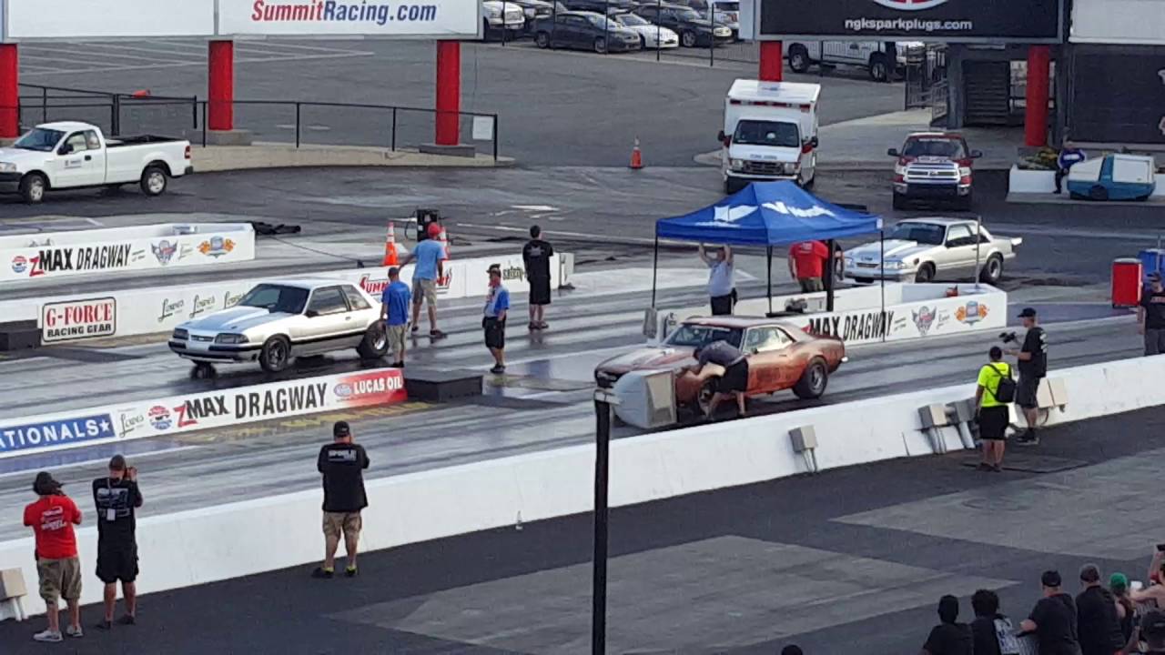 Eric Yost turbo camaro vs Derek Reynolds turbo foxbody