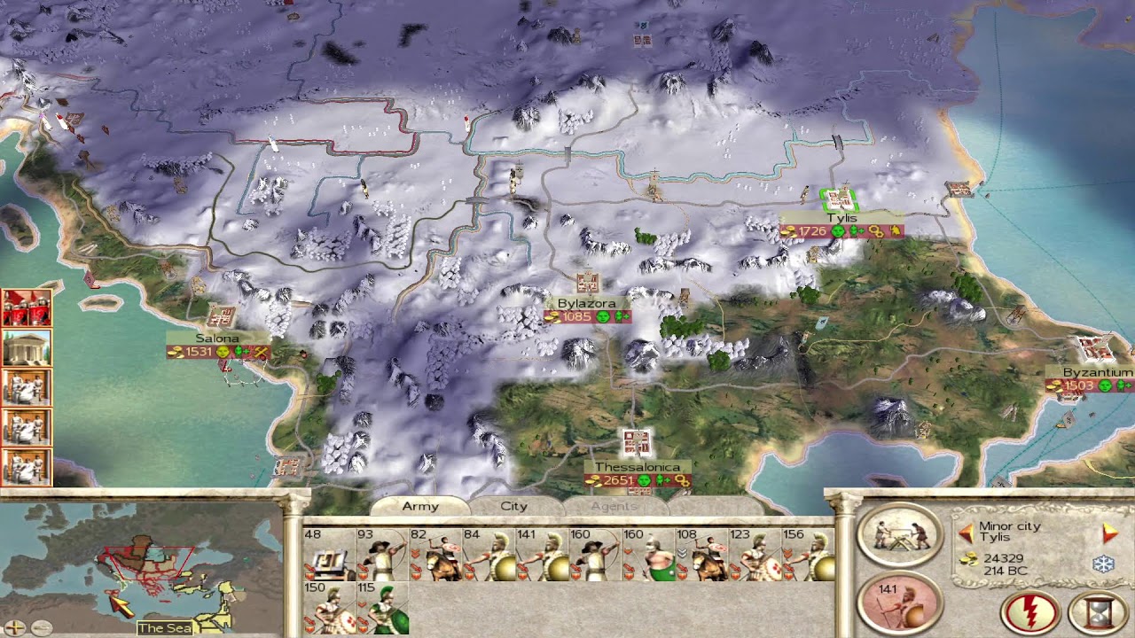 Rome total war Greece EP 4.Road to 1065 subs.