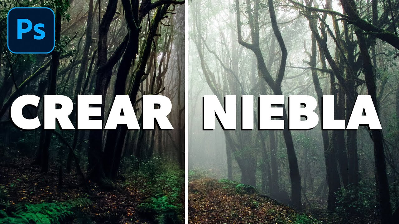 Crear niebla realista en Photoshop en un solo paso ¡TE VA A ENCANTAR!