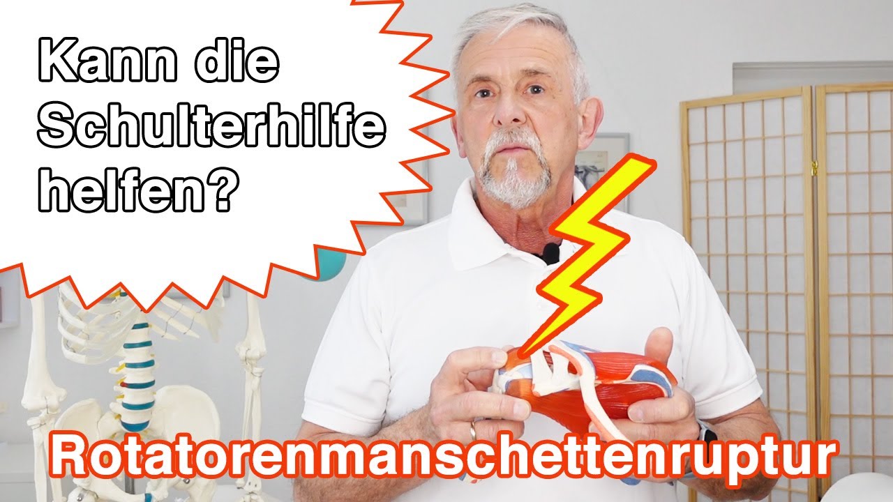 Rotatorenmanschettenruptur ⚡ Was ist das? | Kann die Schulterhilfe helfen?