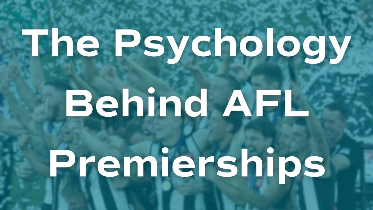 The Science of Building Winning Teams with Collingwood FC Sport Psychologist | Jacqui Louder