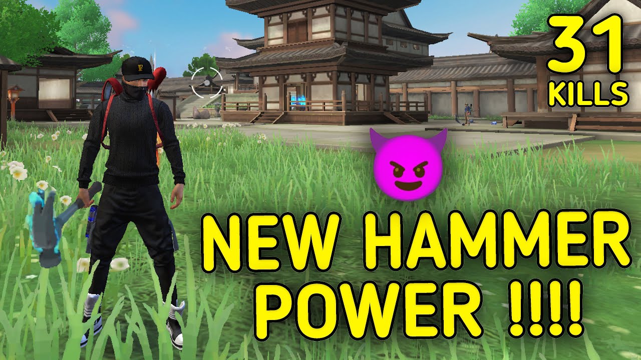 NEW HAMMER POWER😱!!!  31 KILLS🔥|| SOLO VS SQUAD || MOST POWERFULL GUN IN FF ||99% HEADSHOT INTEL I5