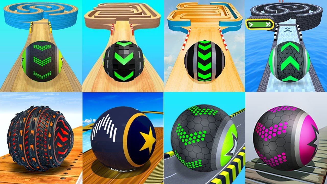 Going Balls VS GyroSphere Trials, Action Balls, Rollance Ball, Rolling Ball Sky, Temple Rolling Ball