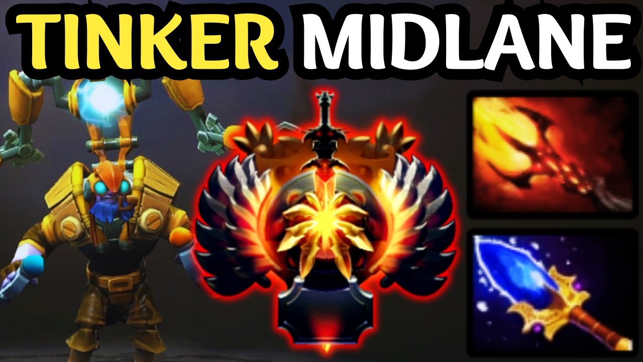 🔥 TINKER MID IS META — INSANE SPELL DOMINATION 🔥 DOTA 2