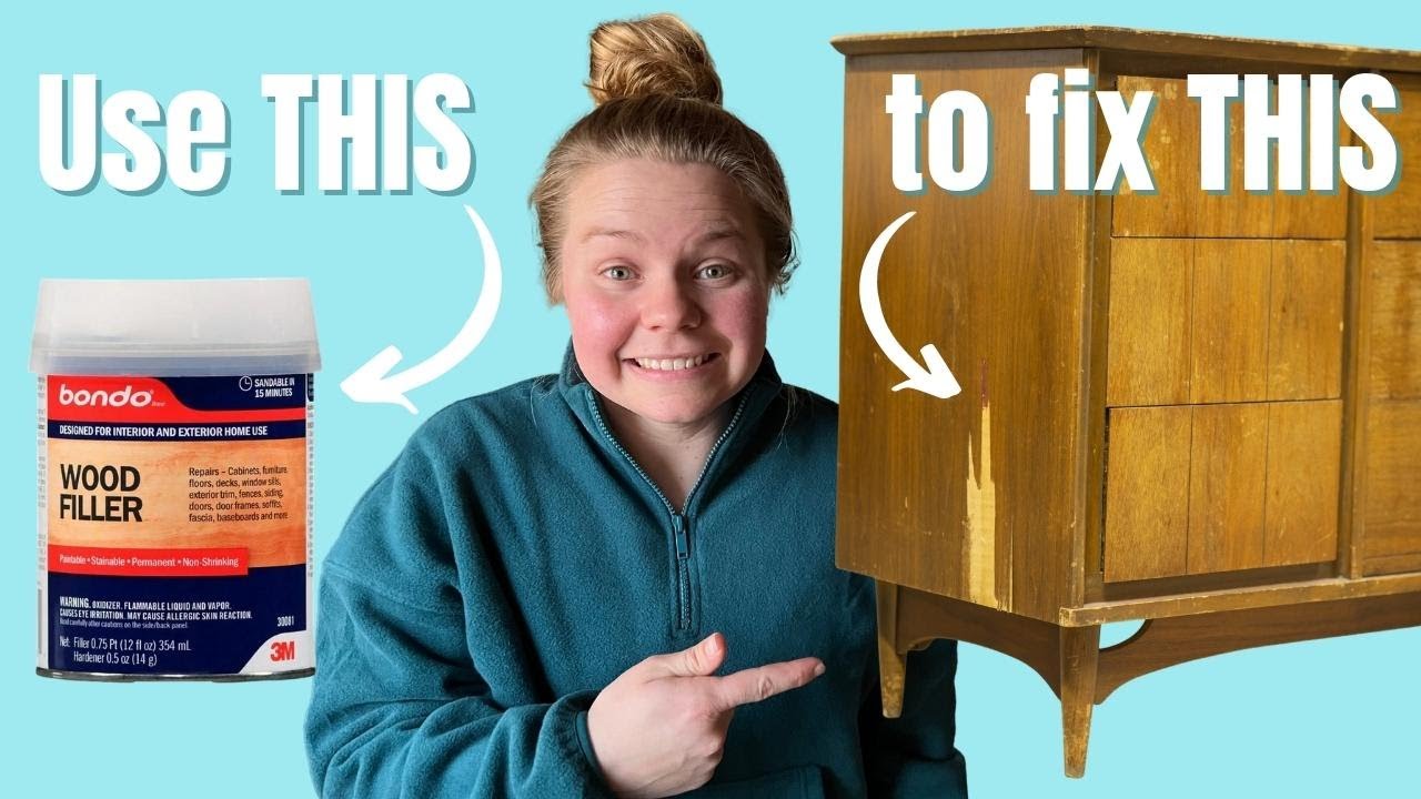 How to Use BONDO to Fix Peeling & Chipping VENEER