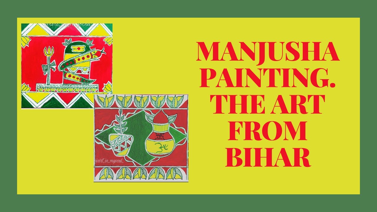 How to make MANJUSHA painting||step by step process||Easy painting|| oldest painting from Bihar