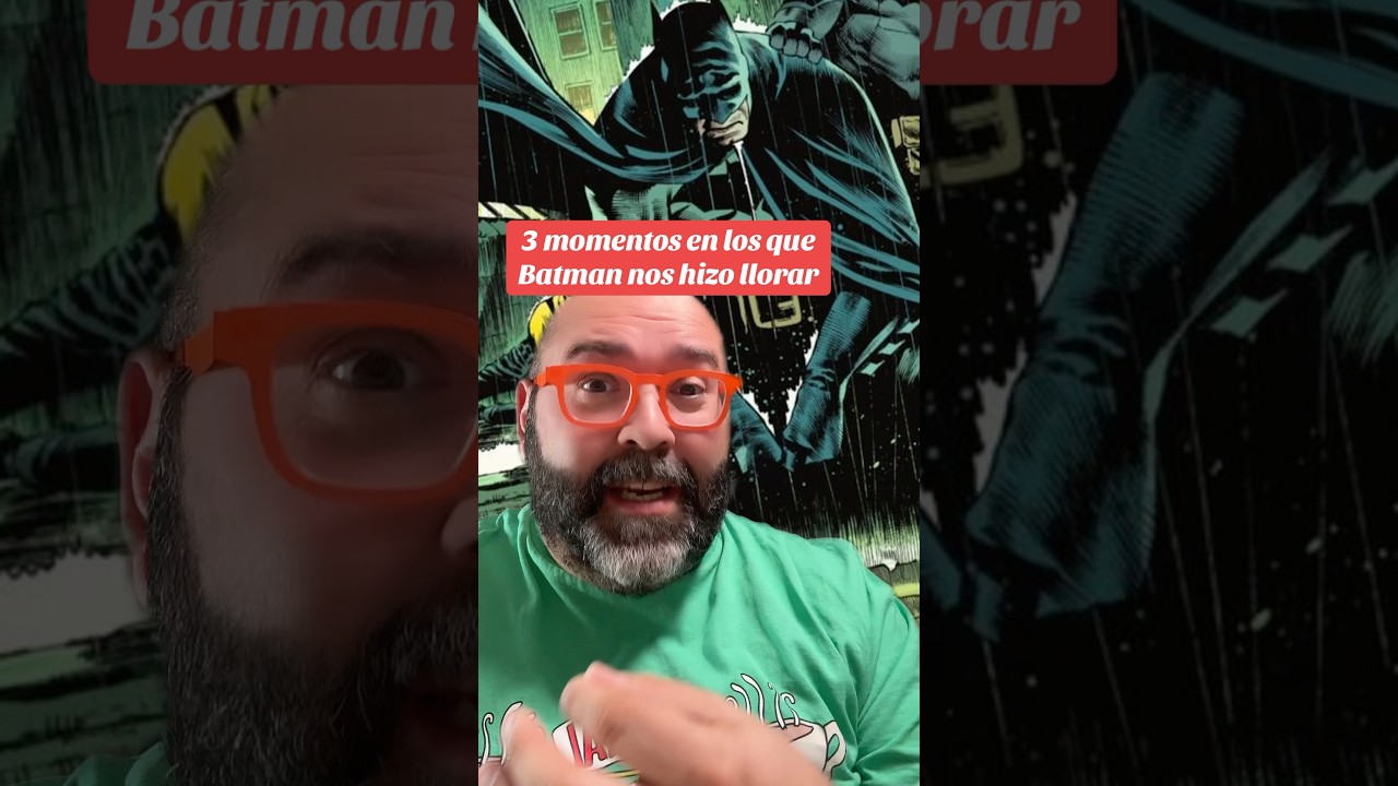 Cuando Batman llora, lloramos todos