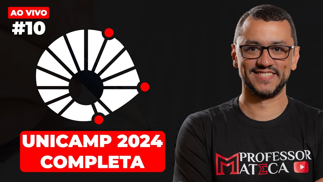 Revisão UNICAMP 2026 | Resolução Completa da prova de Matemática 2024 #10
