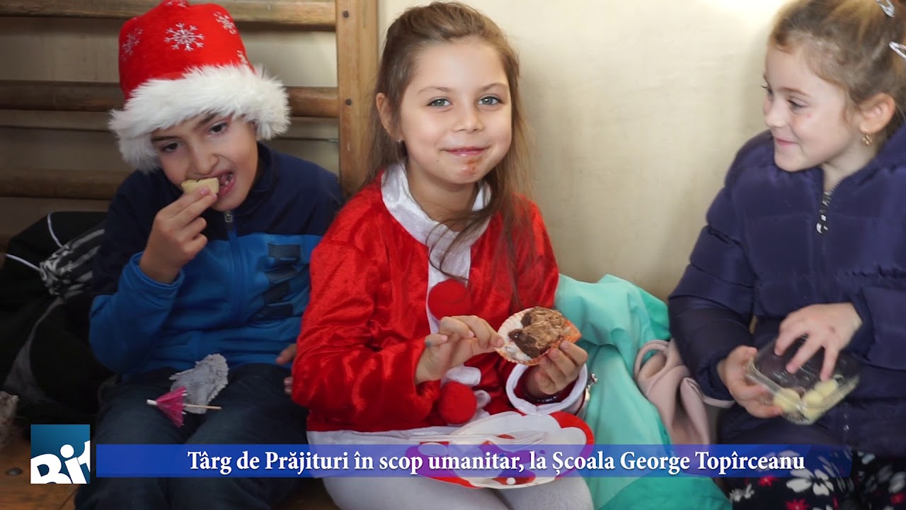Targ de Prajituri la Scoala George Toparceanu din Mioveni