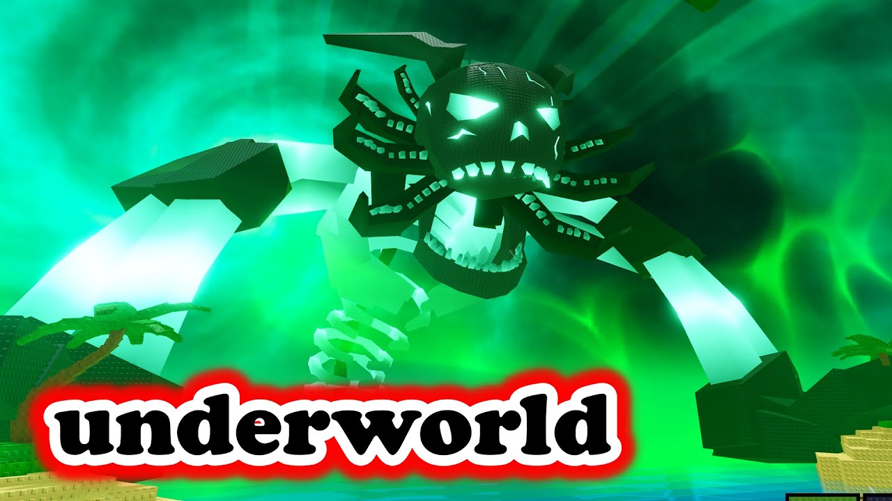 Glitchy underworld event....Roblox steal a fish!