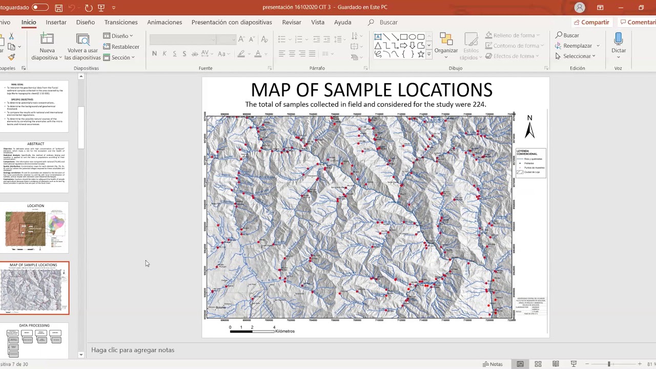 CHARACTERIZATION OF SAMPLES OF RIVER SEDIMENTS CORRESPONDING TO LOJA