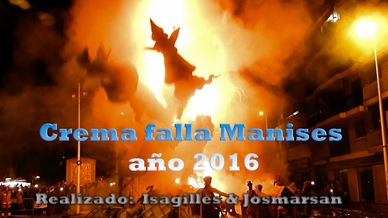 Crema falla Manises 2016