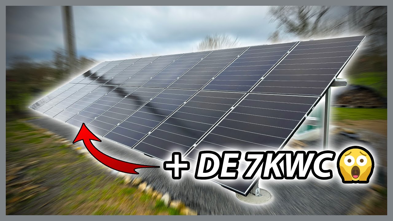 une Installation Photovoltaïque IMPRESSIONNANTE !